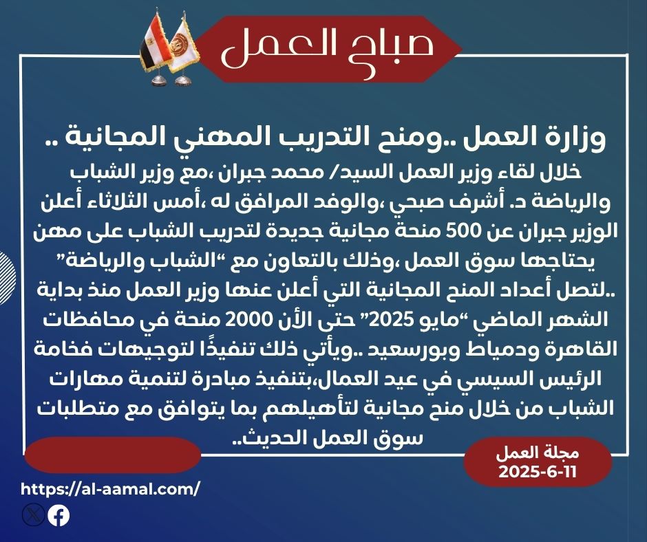 وزير القوى العامله 
